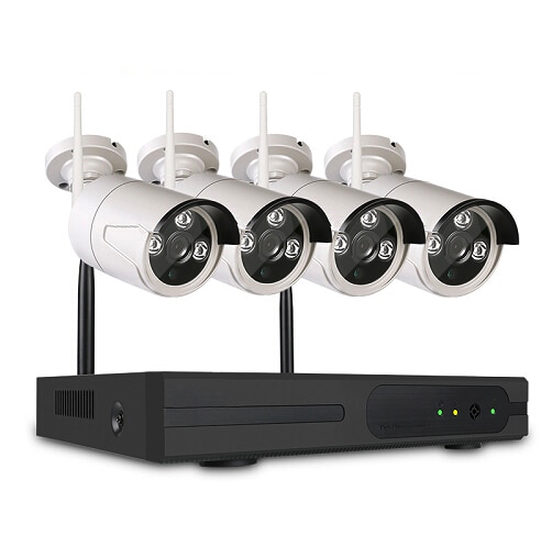 SUMOGUARD Övervakningssystem trådlösa IP-kameror 720P HD + 1TB