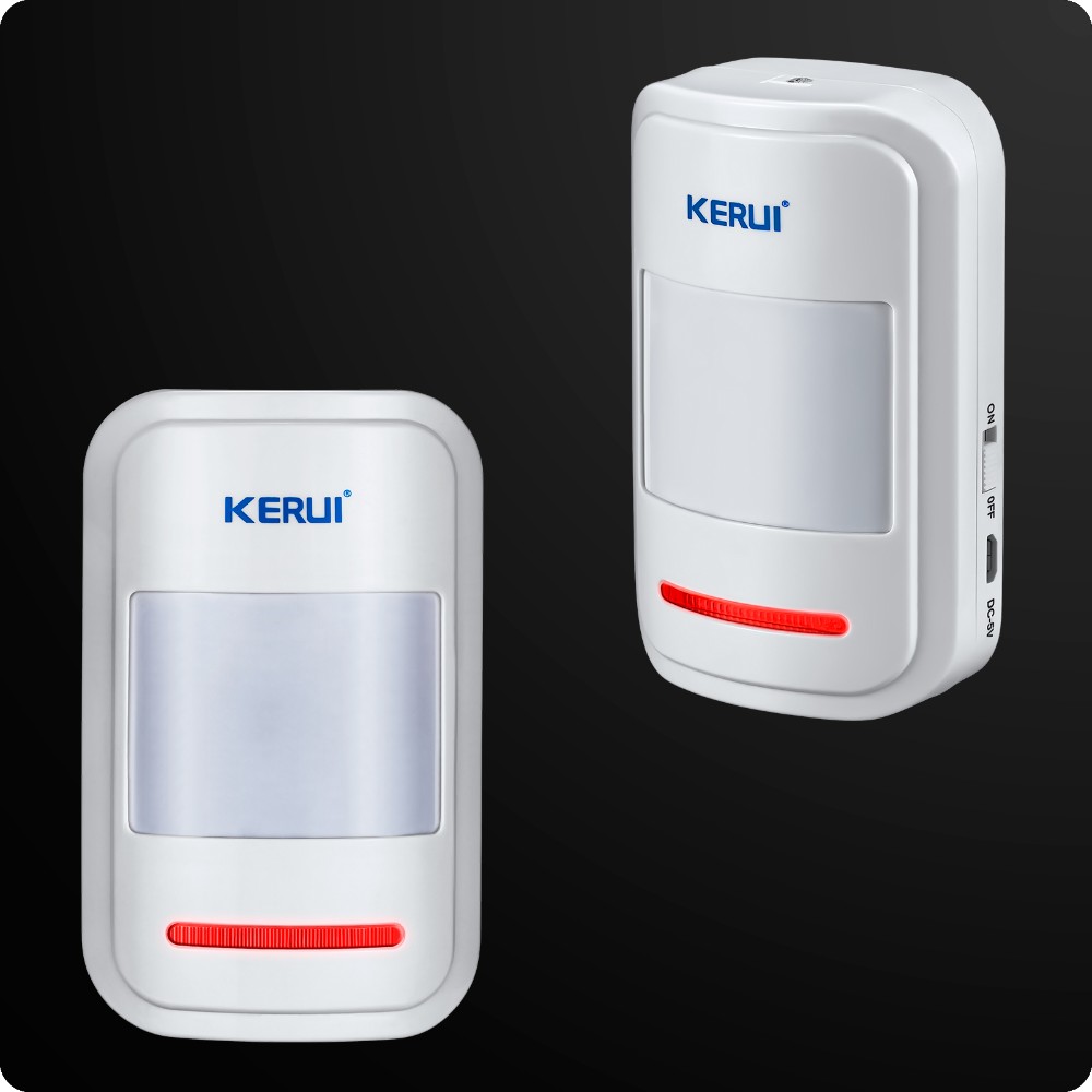 KERUI Komplett Wi-Fi GSM Trådlöst Hemlarm PIR-rörelsedetektor