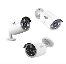 HISEEU Komplett Övervakningssystem 8st WiFi IP-kameror 1080P 2TB