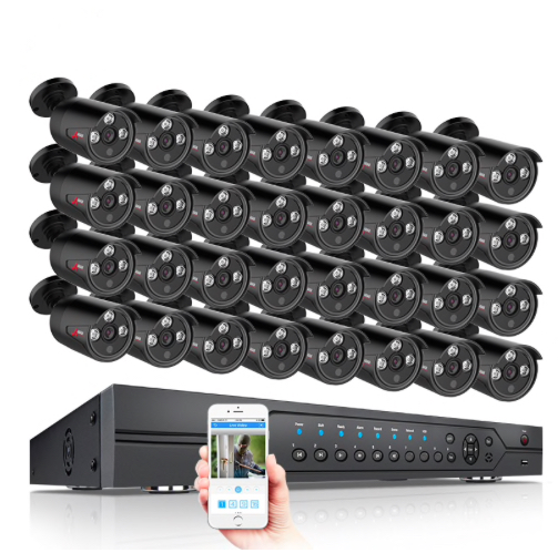 ANRAN övervakningssystem 32 st kameror 720P IP66