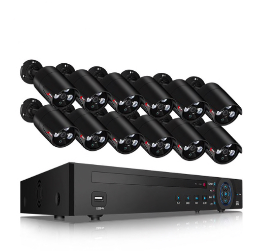 ANRAN PoE Övervakningssystem 12 st kameror 5MP IP66 1TB