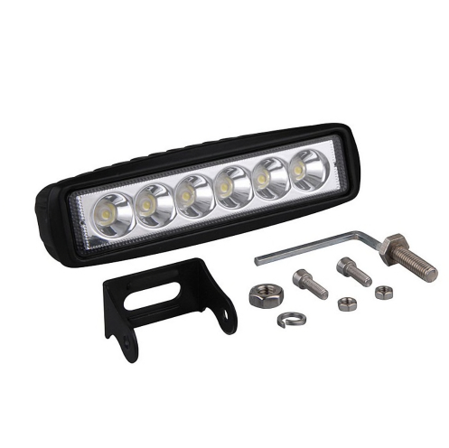 LED Extraljus 18W Spot-ljus 6" 2-pack