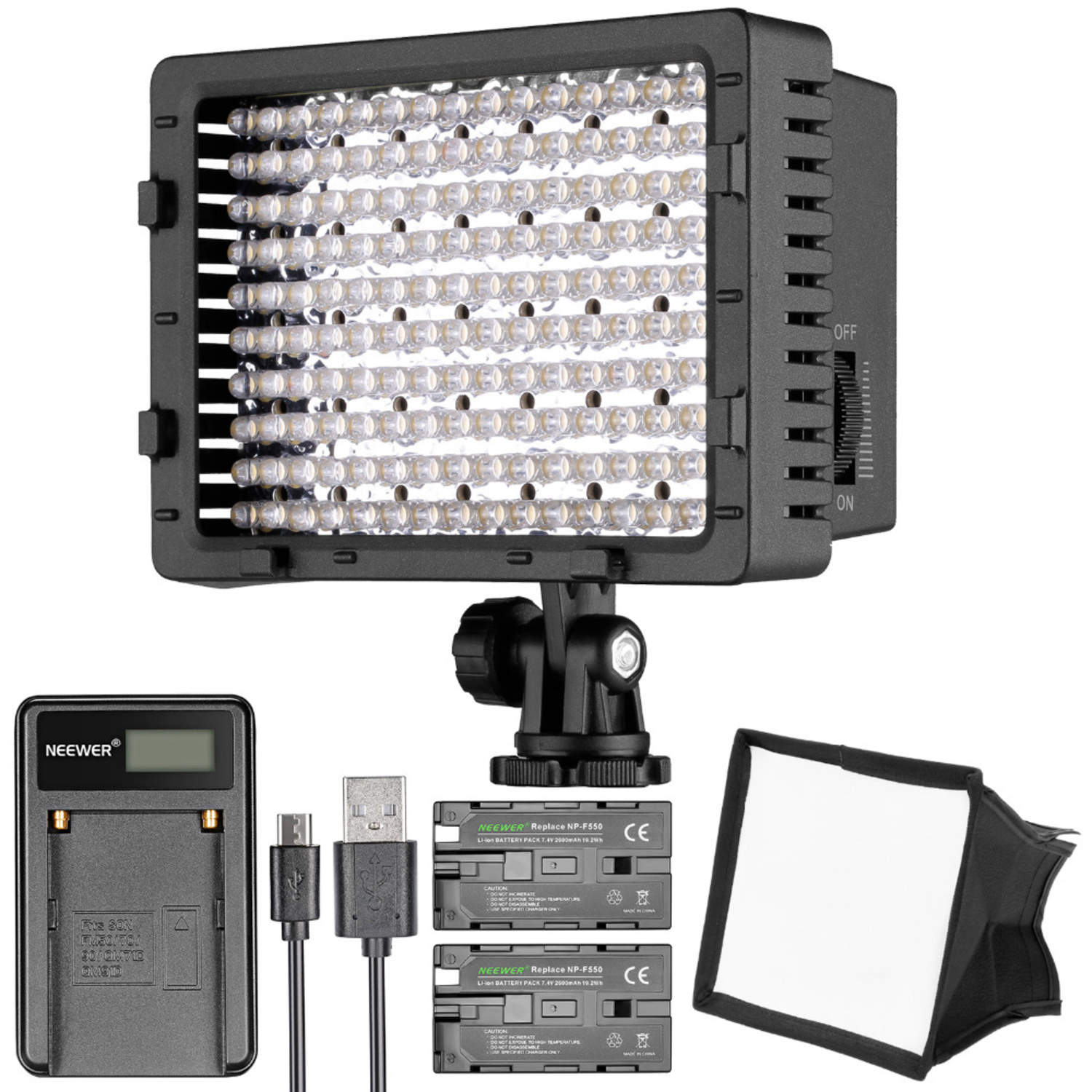 NEEWER Kameralampa LED CN-160 Dimmer kit