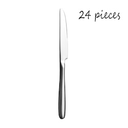 Velaze kniv set 24-delar rostfritt stål silver