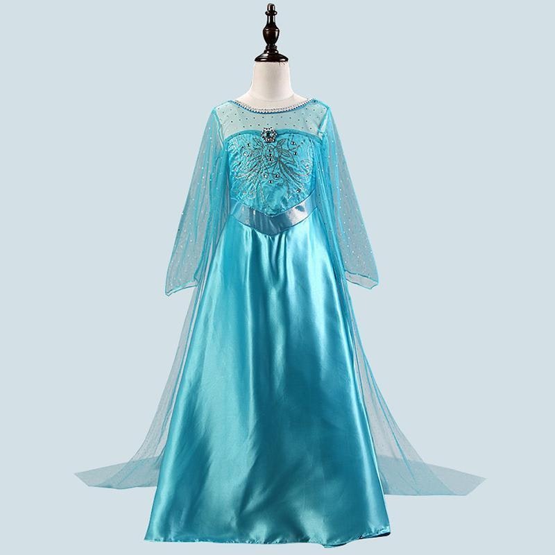 Frost Elsa Anna, klänning barn strl.6 - Sumodeal