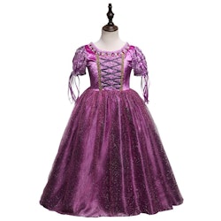 Disney prinsessa Rapunzel, klänning barn strl.8