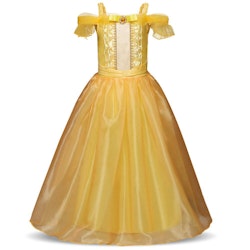 Disney prinsessa Belle, klänning barn strl.4