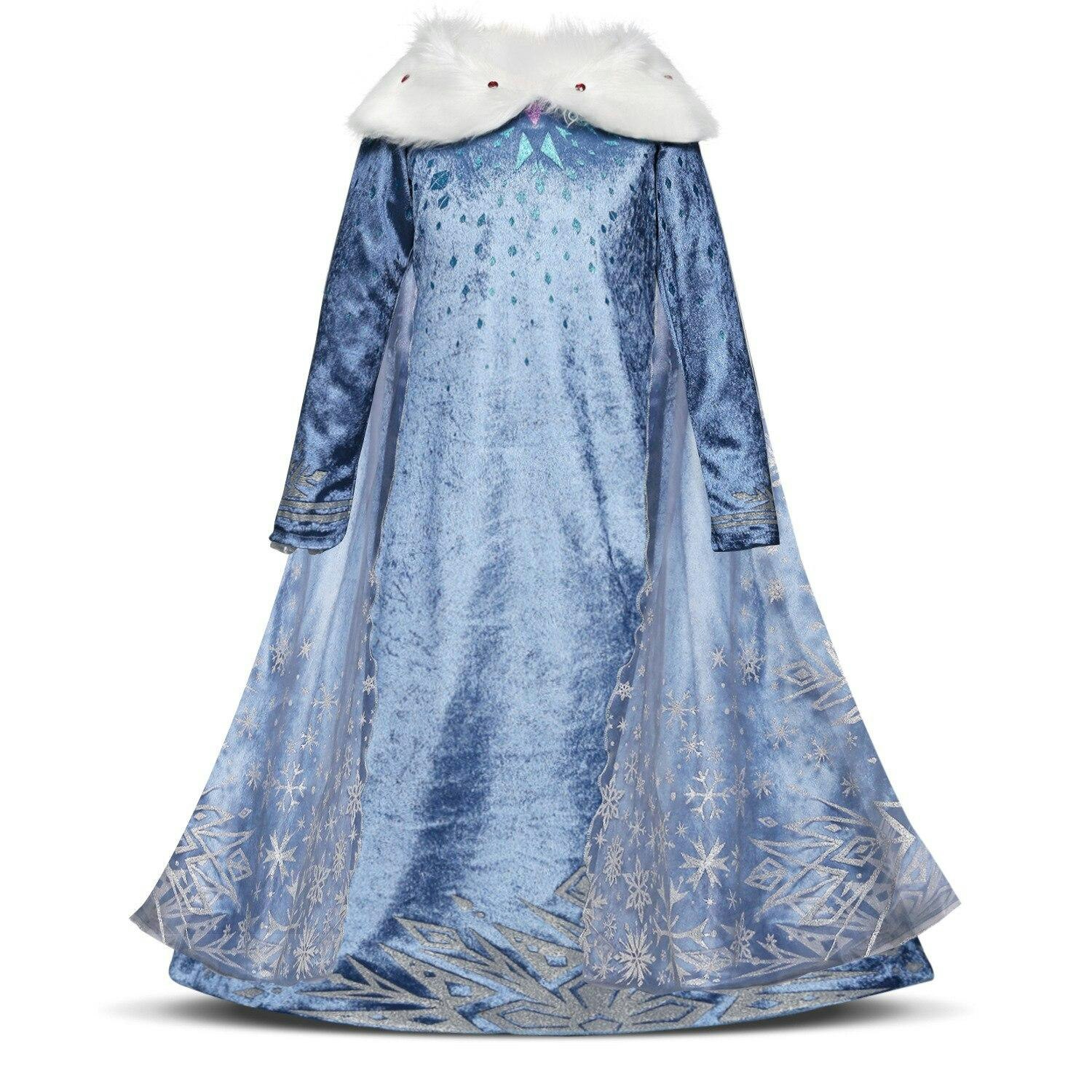 Frost Elsa Anna, klänning barn strl.4 - Sumodeal
