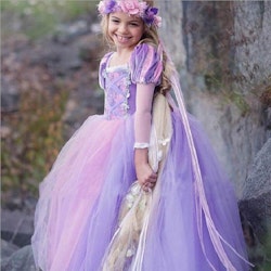 Disney prinsessa Rapunzel, klänning barn strl.6