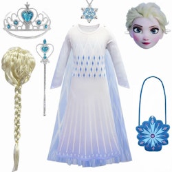 Frost Elsa Anna, klänning accessoarer barn strl.120