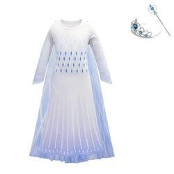 Frost Elsa Anna, klänning accessoarer barn strl.150