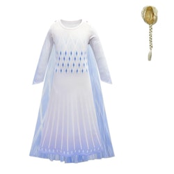 Frost Elsa Anna, klänning accessoarer barn strl.130