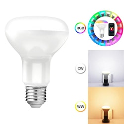 Tuya smart RGB LED-lampa, x1