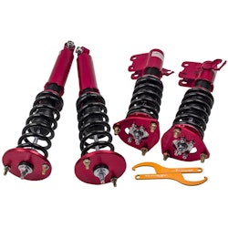 Nissan S14 Silvia 200SX 240SX Coilover 94-98 Red fullt justerbara Coilovers