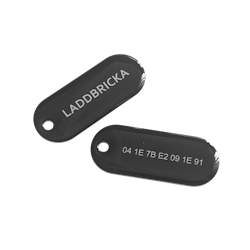 Laddbricka RFID svart