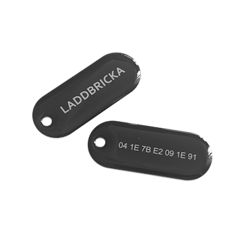 Laddbricka RFID svart