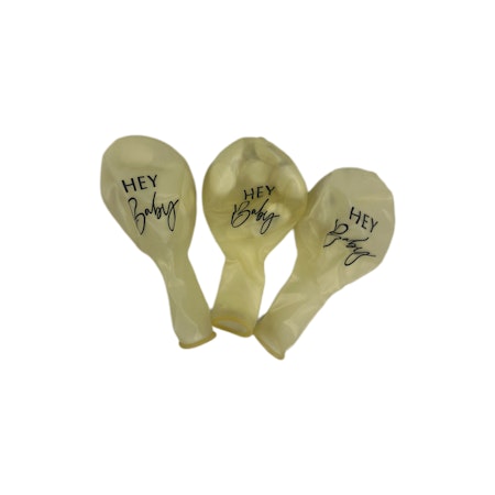 Konfettiballonger "Hey Baby"