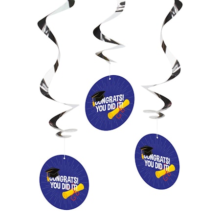 Swirls "Congrats you did it!" 3-pack