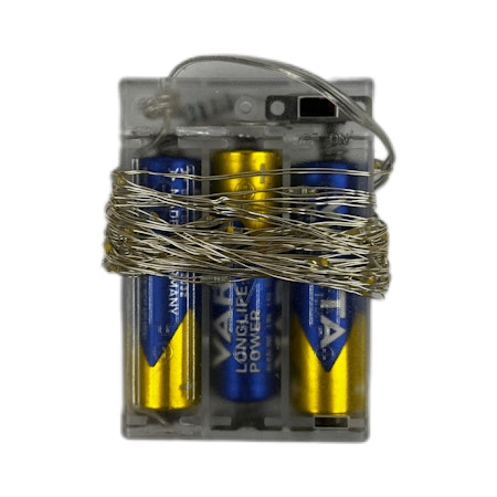 Batteridriven ljusslinga i metall 4m