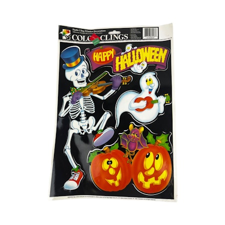 Fönsterdekor med Halloween motiv