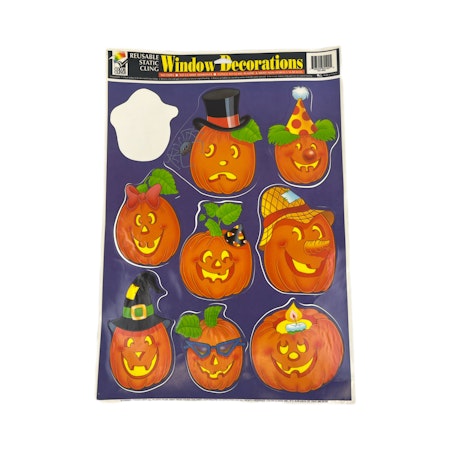 Fönsterdekor med Halloween motiv