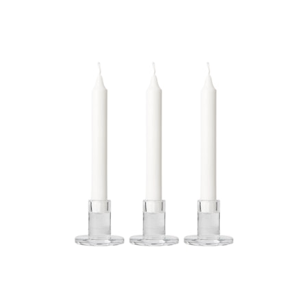 Ljusstakar i glas 6-pack