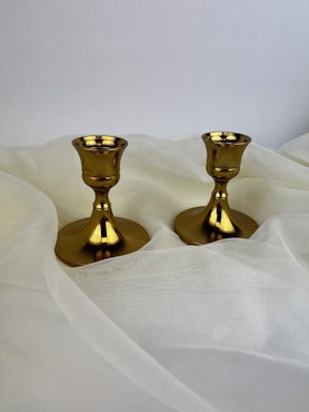 Ljusstake guld 8-pack