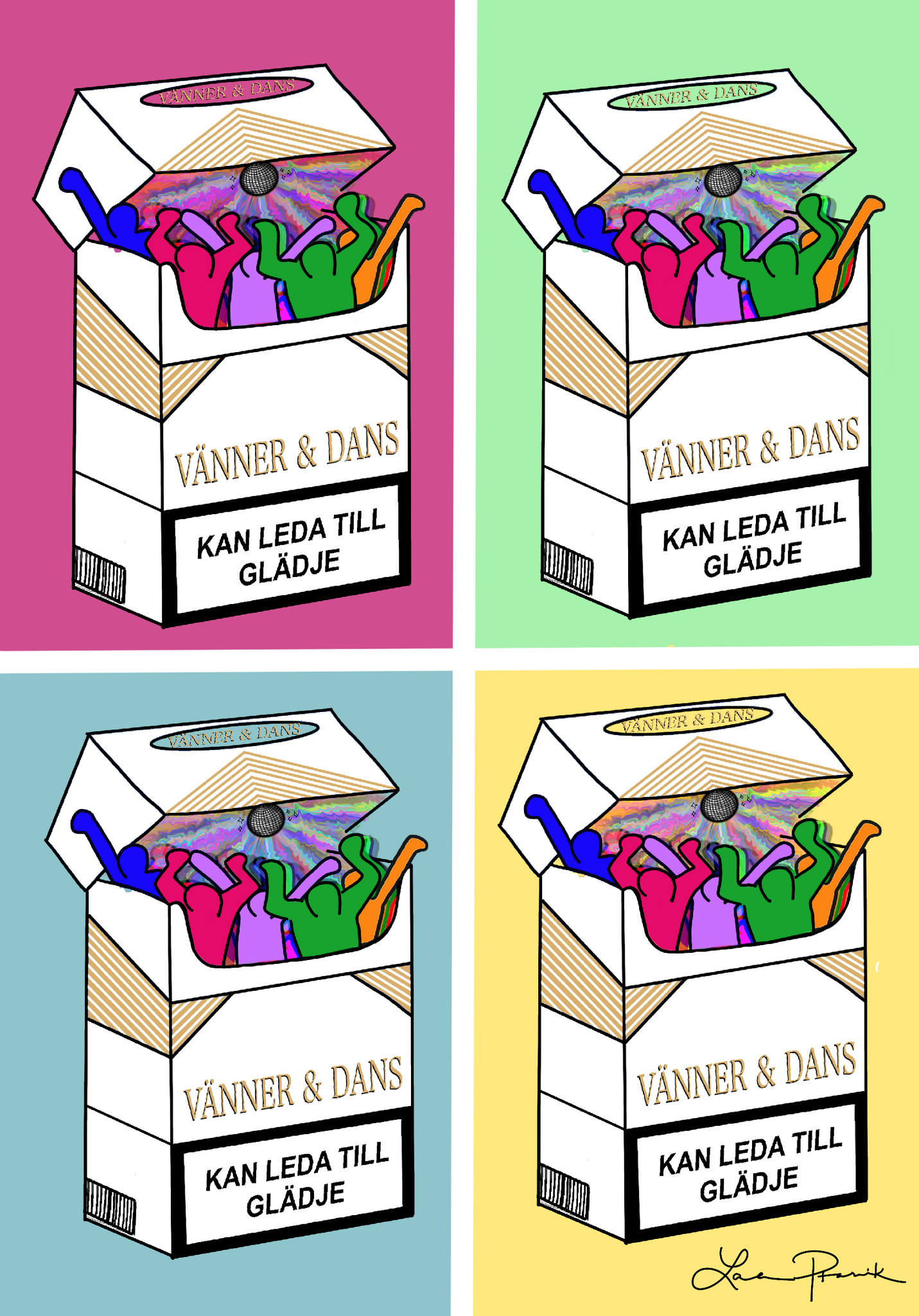 Vänner och dans kan leda till glädje!