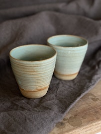 Mugg, ljust turkos