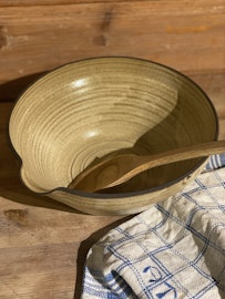 Spillkum stor, beige