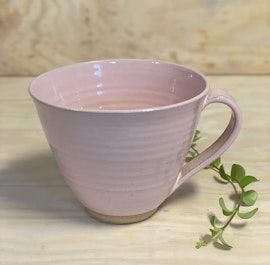 Blank rosa stor tekopp