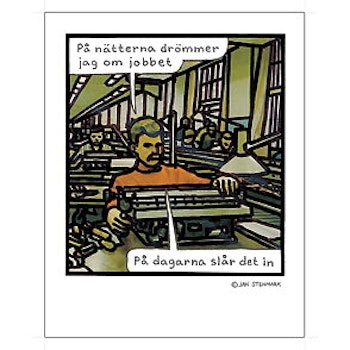 JAN STENMARK || AFFISCH JOBBET