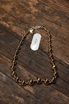 BOW 19 || HALSBAND pärlor guld