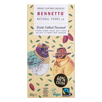 BENNETTO || Vegansk Choklad Dark Salted Caramel