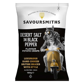 SAVOURSMITHS || CHIPS Black Pepper & Desert Salt