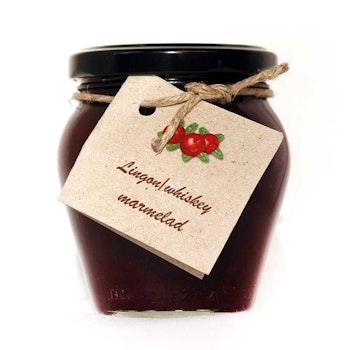 STOCKUTS || MARMELAD Lingon, Vanilj & Mackmyra-Whiskymarmelad