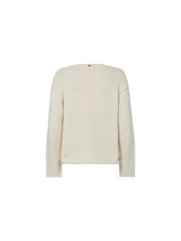MOS MOSH || MMBine LS V-neck Knit Ecru