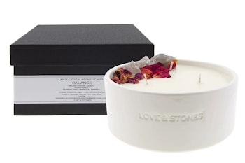 LOVE & STONES || BALANCE Smoked Crystal Quartz Ljus