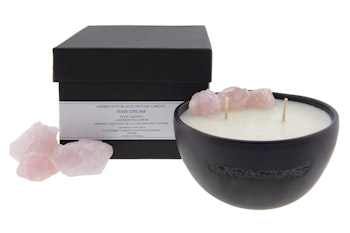 LOVE & STONES || RAW DREAM Rose Quartz Ljus