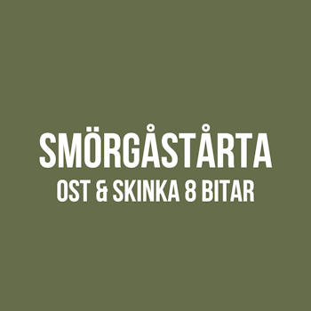 SMÖRGÅSTÅRTA || OST & SKINKA 8 BITAR