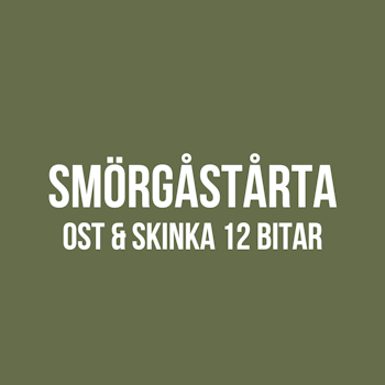 SMÖRGÅSTÅRTA || OST & SKINKA 12 BITAR
