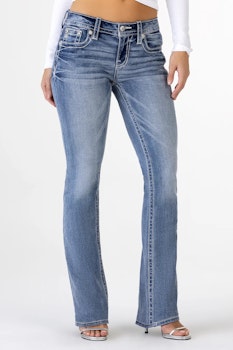 MISS ME || Crissy Mae Bootcut Jeans