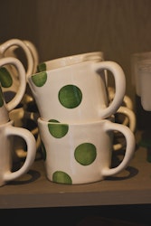 BRUKA DESIGN || Mugg Prickig, grön