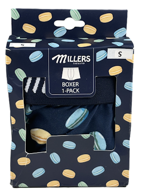 Millers 5230 Macaron Herrboxer 1-pack, Sorteringskartong