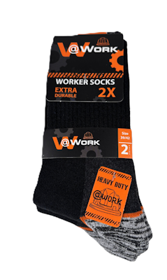 @Work 408 Arbetsssocka 2-pack  NYHET!