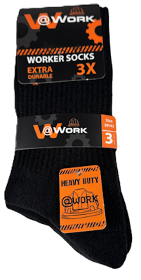 @Work 407 Arbetsssocka 3-pack  NYHET!