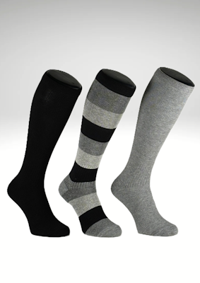 Zent 134-Mix 1 Stödstrumpa 3-pack