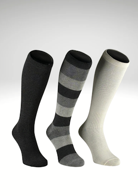 Zent 134-Mix 3 Stödstrumpa 3-pack