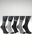 X-Sole 1013 Classic Mönster Greyline 5-pack NYHET!