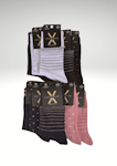 X-Sole 1010 Classic Mönster Dam 1-pack, Sorterat NYHET
